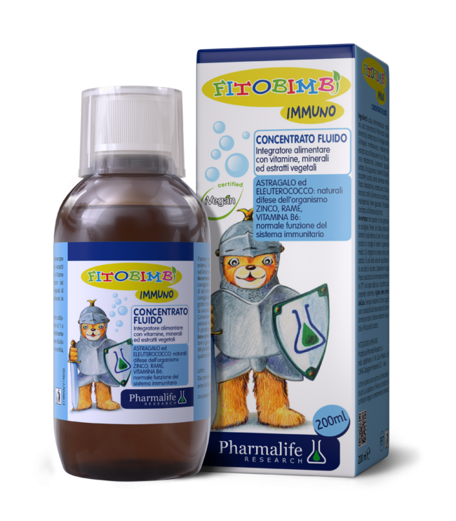 Immuno Fitobimbi - Siro thảo dược chuẩn hóa châu Âu tăng cường miễn dịch toàn thân cho trẻ