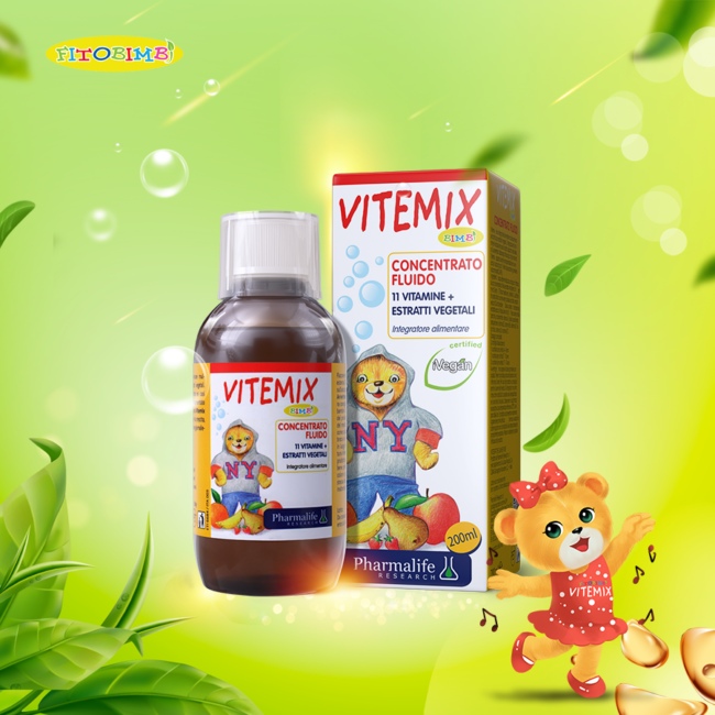 Vitemix Bimbi - Siro thảo dược chuẩn hóa châu Âu bổ sung vitamin cho trẻ