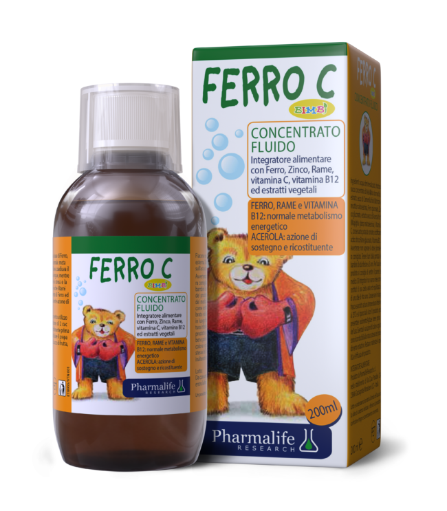 Ferro C Bimbi - Siro thảo dược chuẩn hóa châu Âu bổ sung sắt cho trẻ