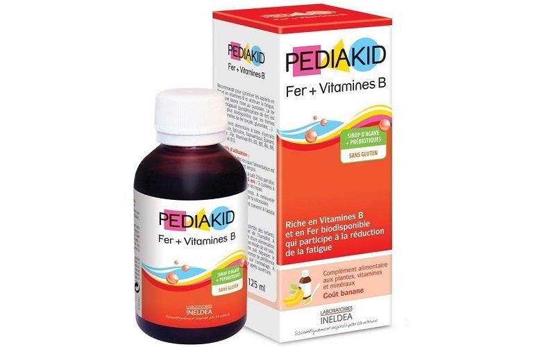 Pediakid Fer + Vitamines B là sản phẩm nổi tiếng của Pháp